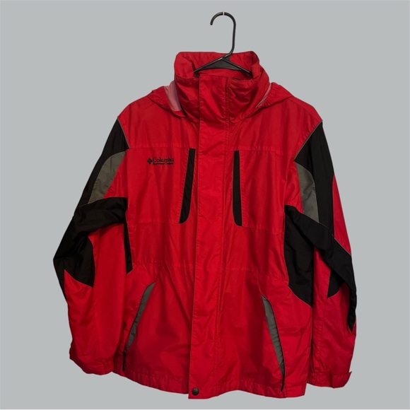Columbia Other - Columbia Red  Hoodie Jacket YOUTH 14